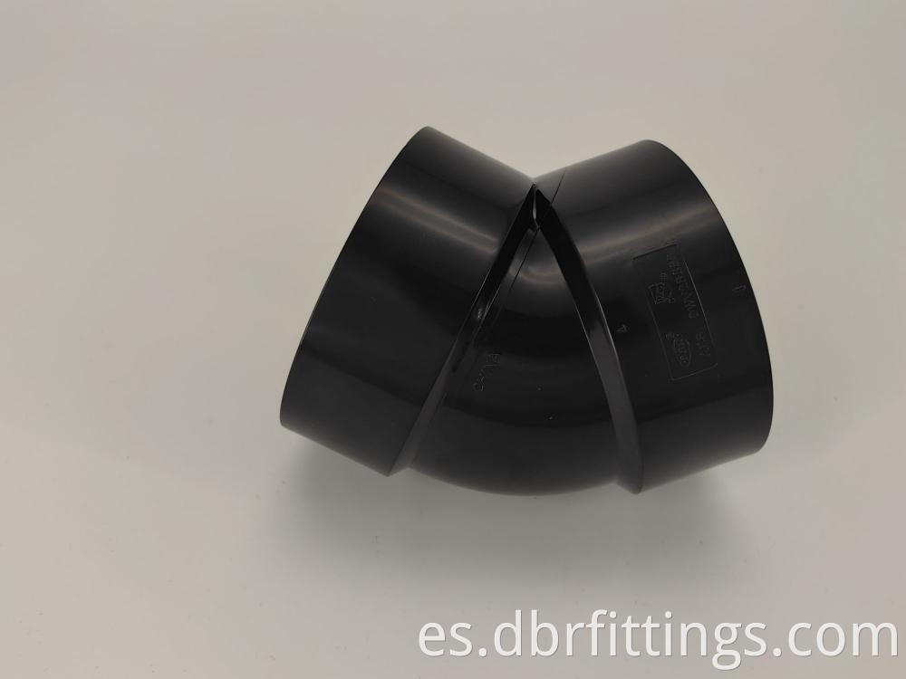 cUPC standard ABS fittings 45 SHORT TURN ELBOW